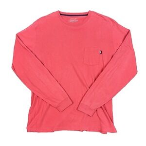 Vineyard Vines Shirt Pink Mens Large Performance Hiking Running Long Sleeve